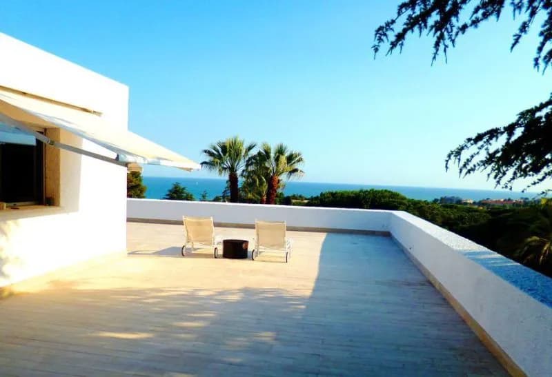 Mediterranean sea views from the property